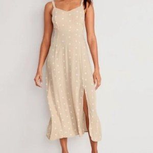 Beige Polkadot Dress NWT